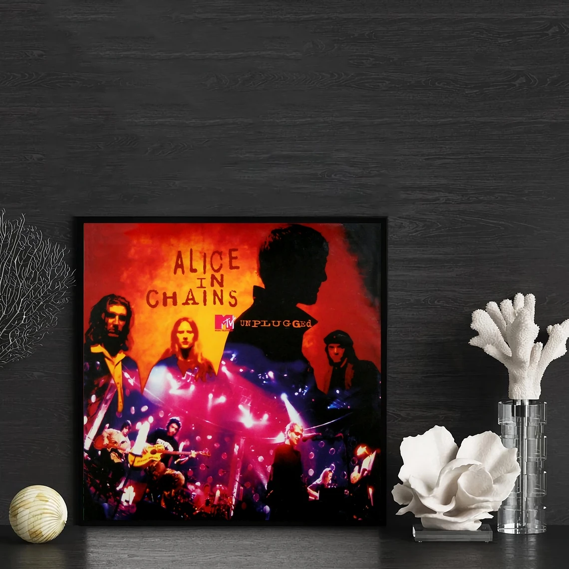 Alice In Chains MTV Unplugged Music Album Poster Canvas Art Print Home Decor Wall Painting ( No Frame )