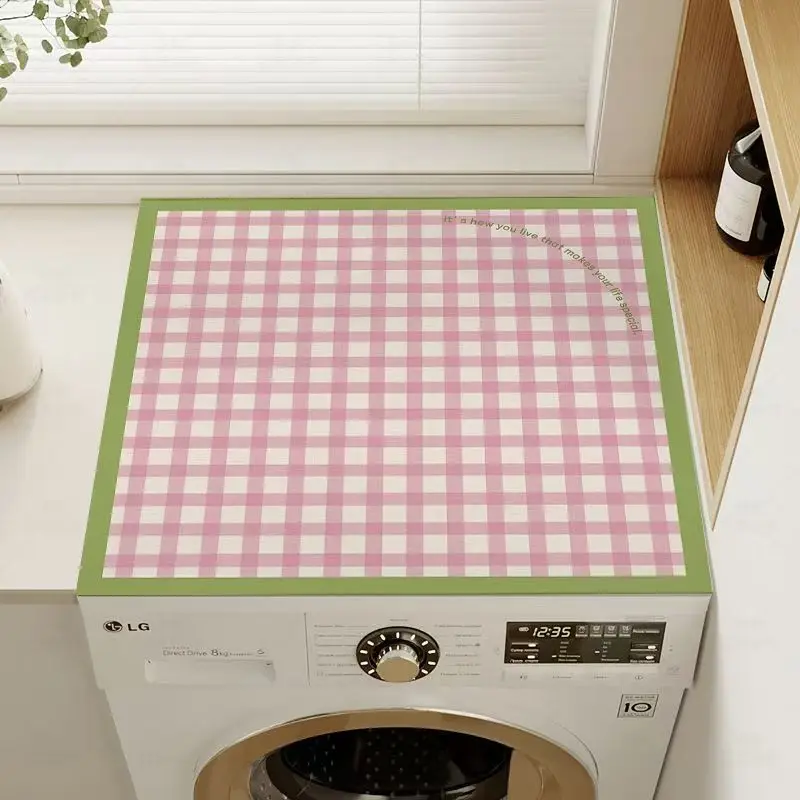 Diatom mud drum washing machine cover pad, water absorption, sun protection and dust cover