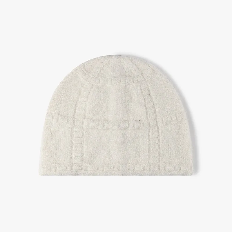 New Cool Women Warm Soft wool Beanies Hat Cap Lady Autumn Winter Solid Windproof Knitted Cap Hat For Women