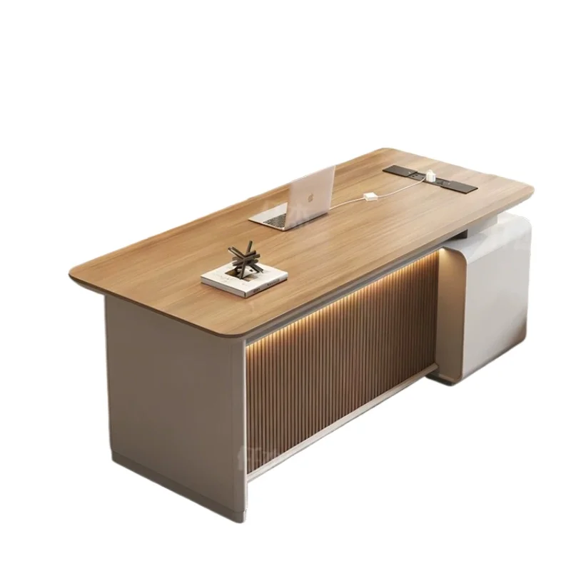 CX  modern light luxury single computer desk small apartment home study with lock with drawer desk