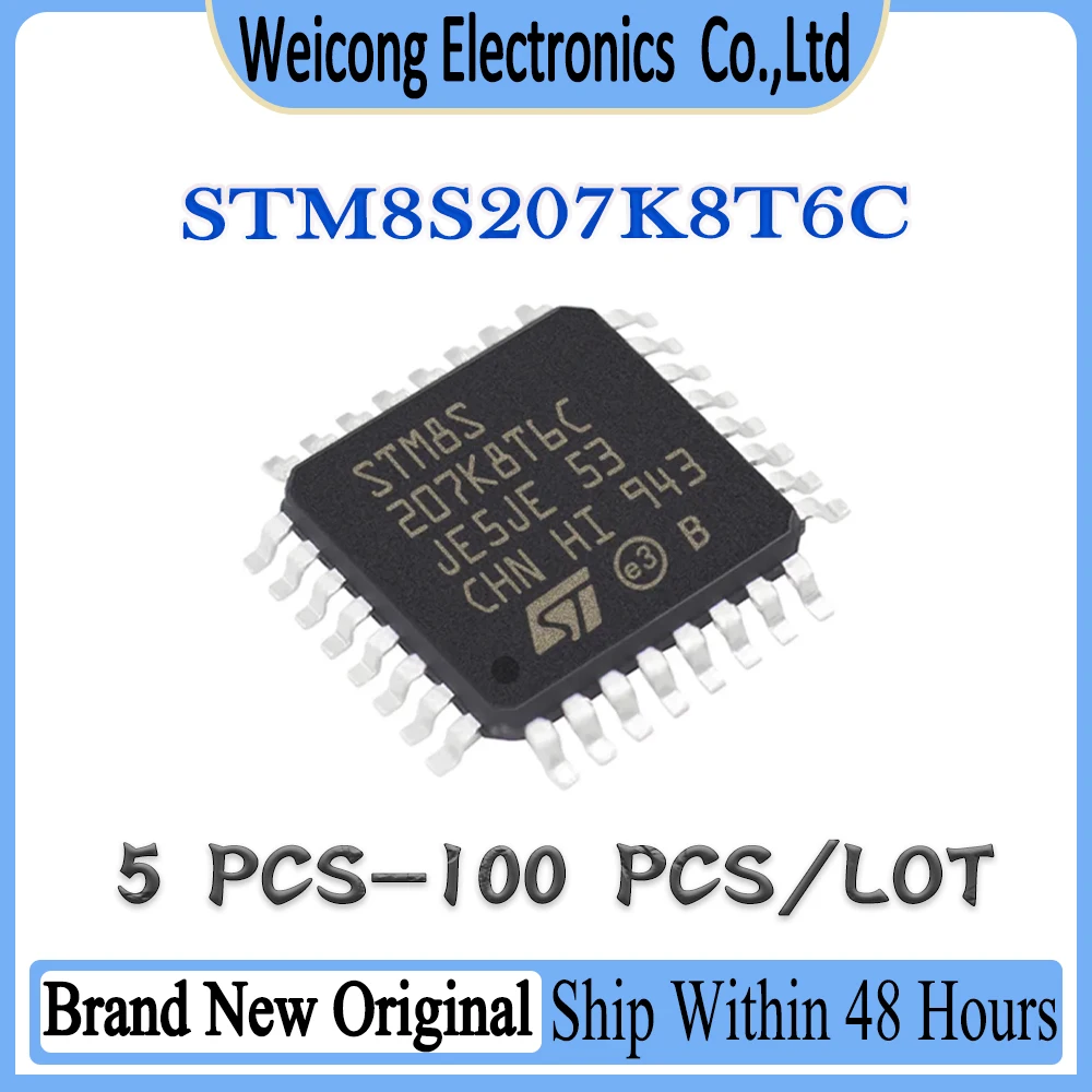 

STM8S207K8T6C STM8S207K8T6 STM8S207K8T STM8S207K8 STM8S207K STM8S207 STM8S STM8 STM New Original IC MCU Chip LQFP-32