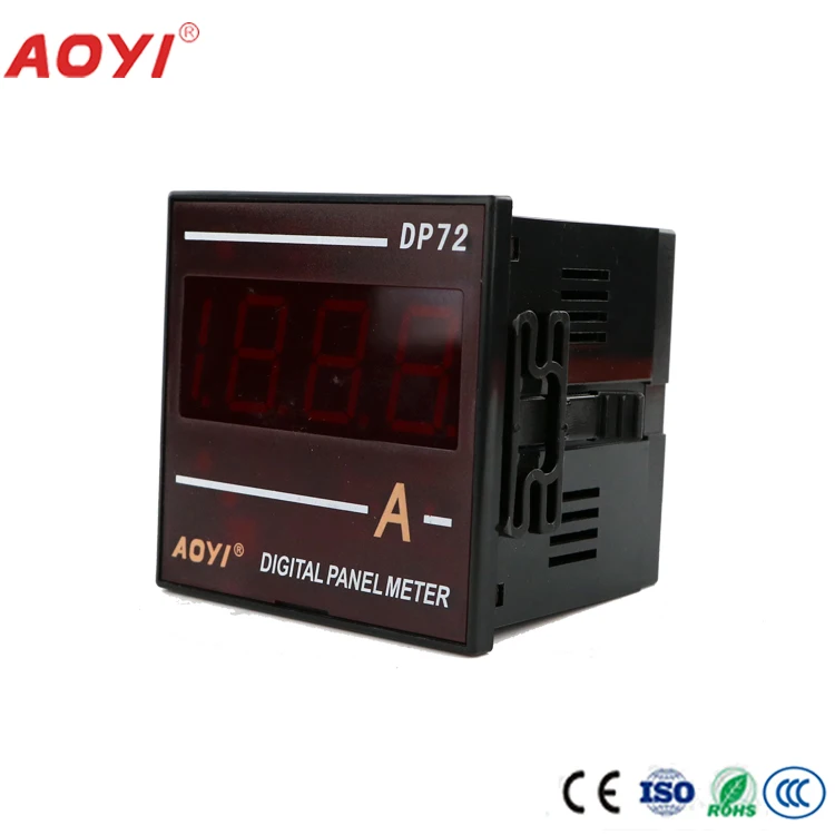 5PCS AOYI Manufacturer Best Quality Panel Install Analog Ac Ammeter 0-1999a Display