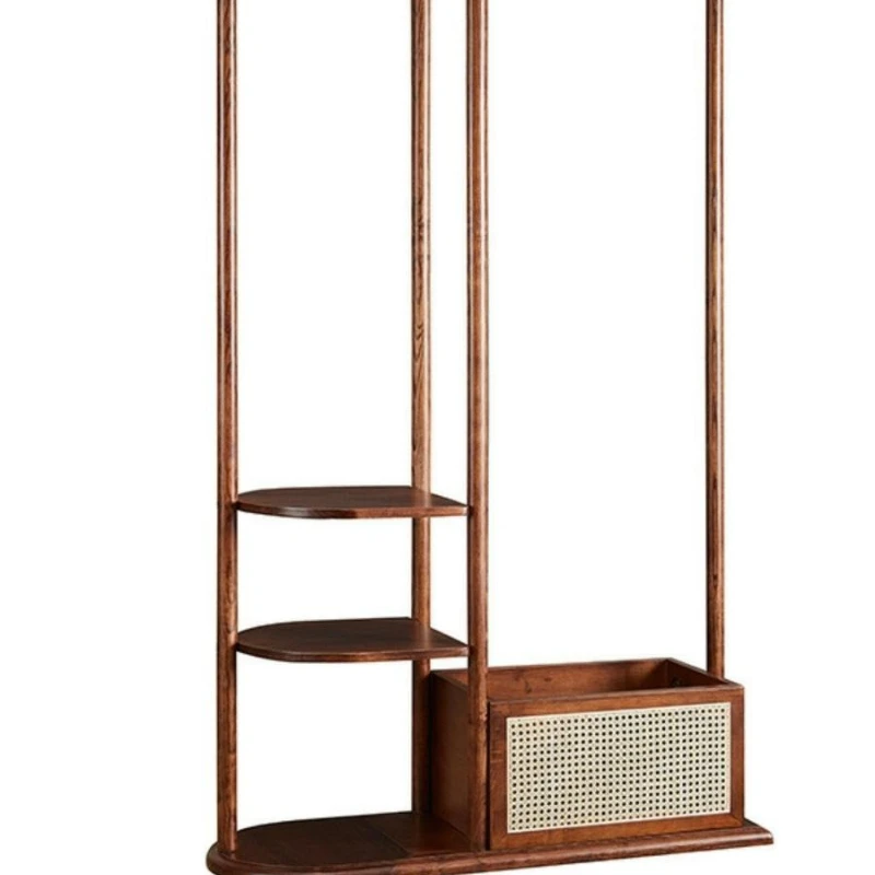 

New models, solid wood coat rack, floor-to-ceiling home office clothes, vertical living room, clothes combination