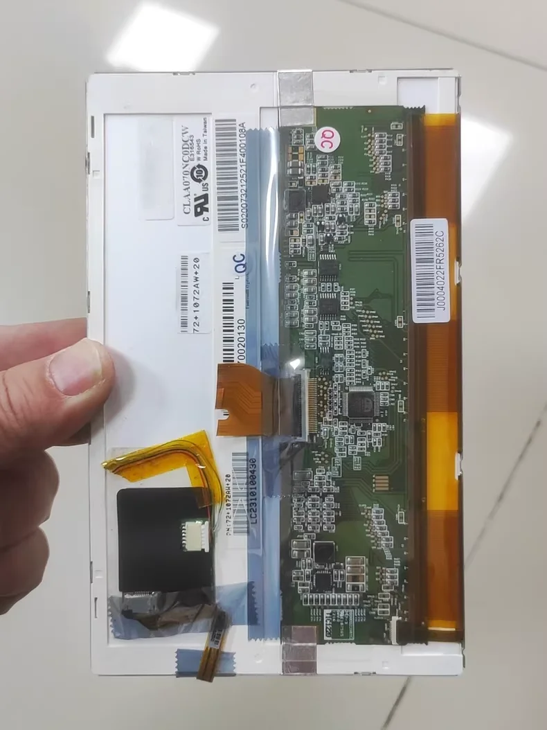 

7 inch CLAA070NC0DCW LCD Screen Display Panel ,stock test shows normal