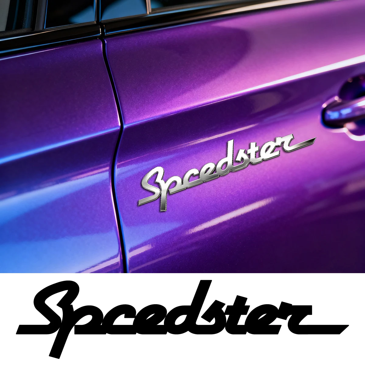 Reflective Performance Waterproof Stainless Steel Decor Art Font Custom Name Various household items Accessories Gifts Stickers