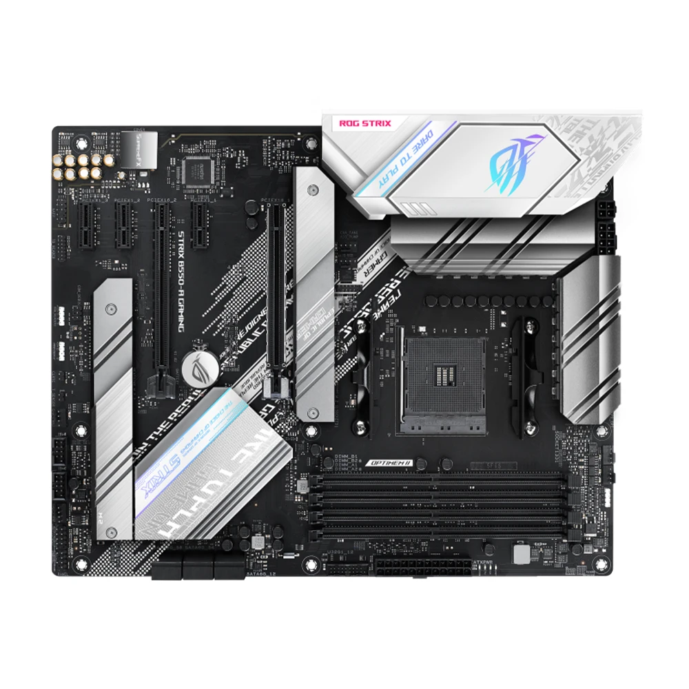 Imagem -03 - Placa-mãe Asus-strix B550-a Gaming Suporta Amd Am4 Ryzen 5700 3700x 3800x Cpu Amd B550 4xddr4 Pcie 3.0 2x M.2 Atx