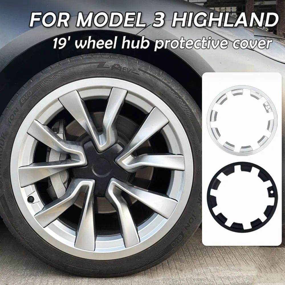 

Защитное кольцо для Tesla Model 3 Highland 19 дюймов, 4 шт., защитные накладки на колеса, полный обод, аксессуары из АБС-пластика 2025