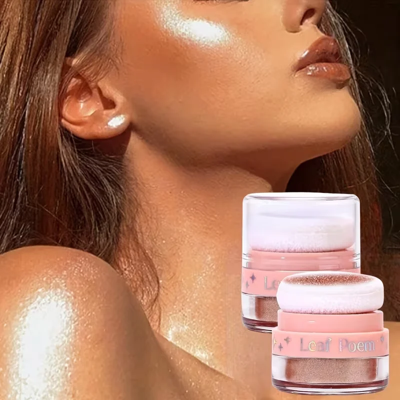 بريق تمييز مسحوق الماس عالي اللمعان ماكياج الوجه الجسم بيرليسسينت تمييز مسحوق المهنية مستحضرات التجميل خفيفة عالية #3