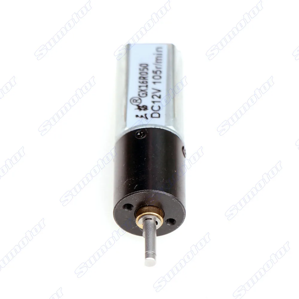 Imagem -05 - Pequeno Robô do Motor da Engrenagem Planetária Torque Alto Baixa Velocidade Motor Tubular Escovado Válvula do Fabricante de Leite dc Gx16 d = 16 mm 12v