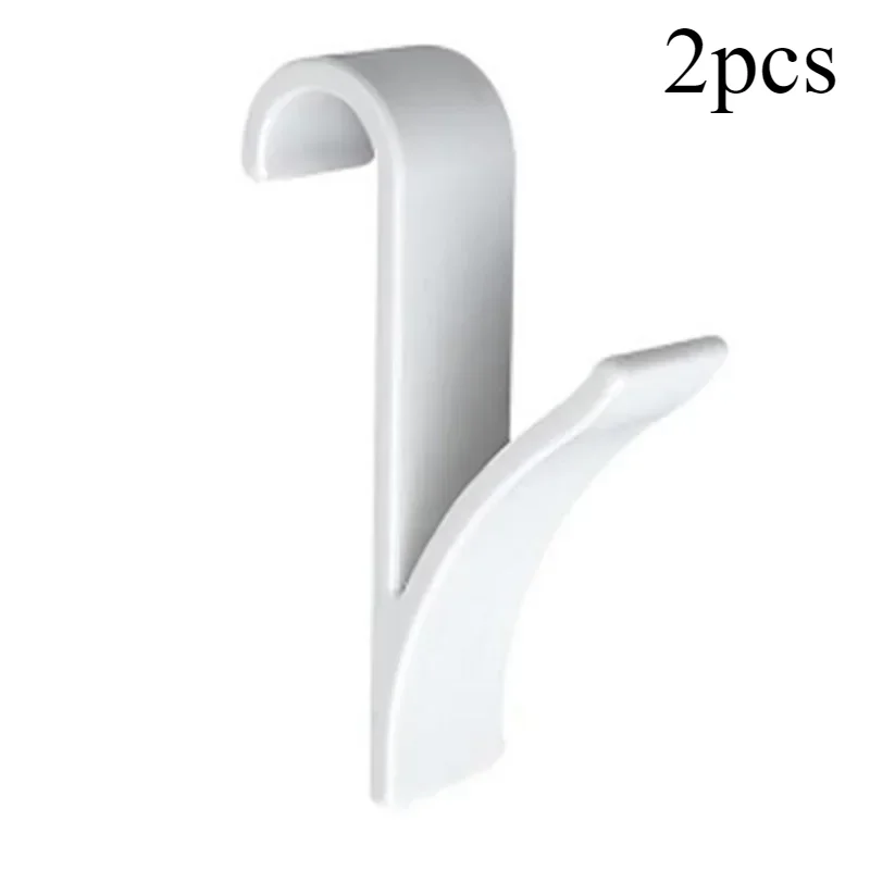 Keuken Badkamer Hanger Clips Magazijnstellingen Wit Doorzichtige Hanger Verwarmde Handdoek Radiatorrail Kleding Sjaal Hanger Haken Houder