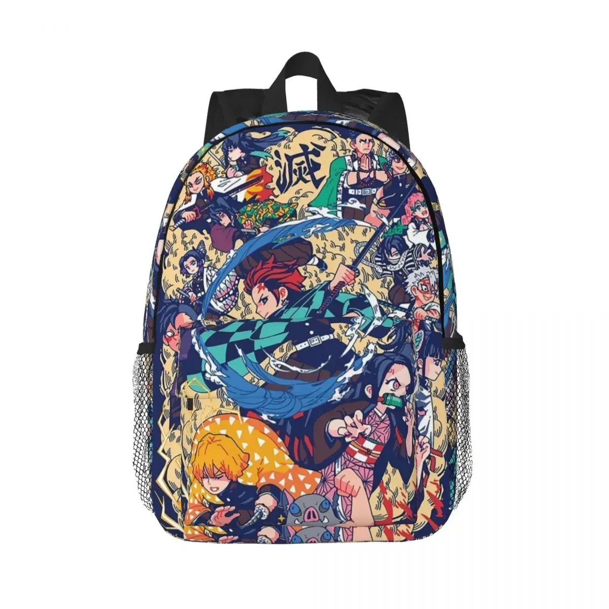 شيطان القاتل Yaiba أنيمي فيلم حقيبة الظهر رائجة البيع Daypack سعة كبيرة صبي الفتيات BookBag حقائب كتف للرجال والنساء حقيبة مدرسية