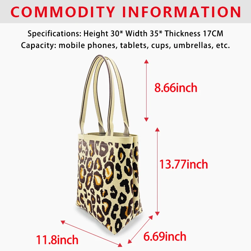 Fashion knitted shopping travel shopping 2024 new large capacity environmentally friendly handbag women shoulder messenger bag