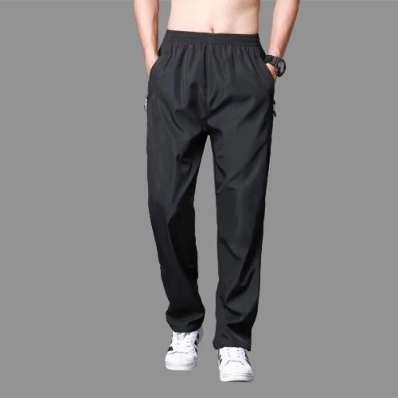 

Summer Sports Pants Men Loose Wear-resistant Breathable Quick-drying Outdoor Running Men's Casual Pants Men's Loose
