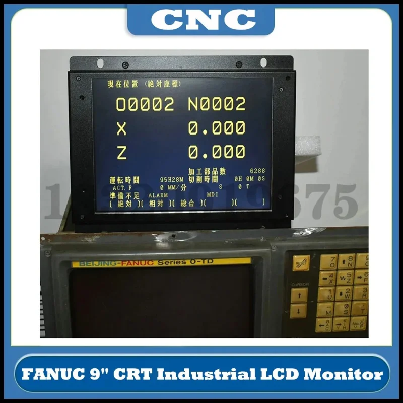 Monitor LCD industriale CNC per la sostituzione del FANUC 9 "Vecchio CRT A61L-0001-0093 D9MM-11A MDT947B-2B A61L-0001-0095 D9CM-01A