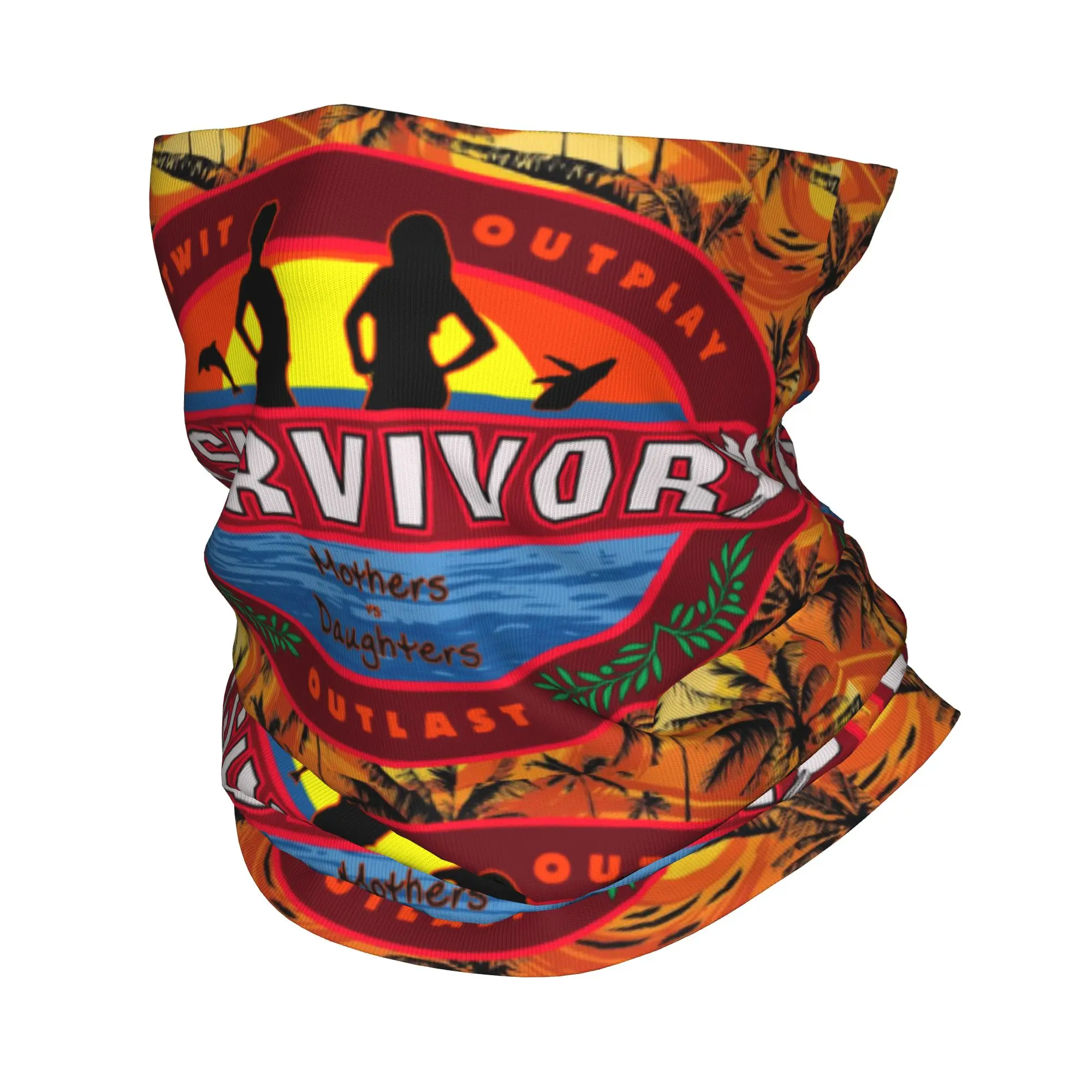 

Custom Adventure Game S-Survivores Logo Winter Headband Neck Warmer Men Women Running Tube Scarf TV Show Face Bandana Gaiter
