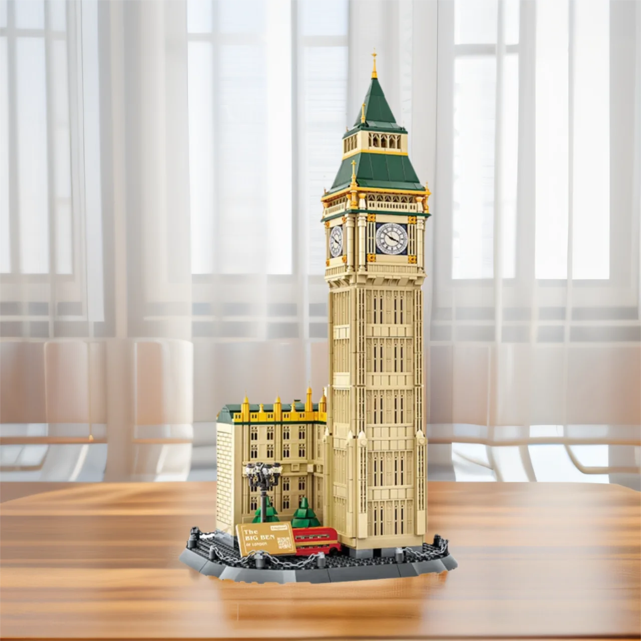 Bloc de Construction Big Ben, Architecture historique britannique, angleterre, londres, Elizabeth, tour d'horloge, brique, modèle de Construction, jouets