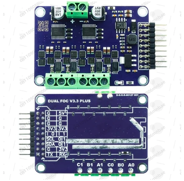 Dual Brushless, Micro FOC V3.3 with Current Loop Simple Brushless DUAL FOC V3.3 PLUS