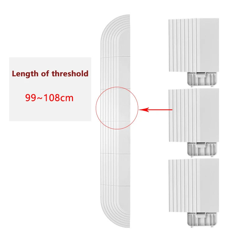 Universal Sweeping Robot Vacuum Cleaner Door Threshold Strip Standard Version With Extensions Replacement Parts