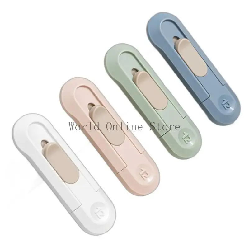 Caixa abridor cartas práticas Cutter Cutter Cutter Cutter para escola casa 87HC