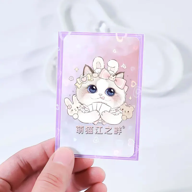 50pcs Kpop Photocard Sleeves Trading Card Shield Cover Board Game Card Film Transparent Protective Sleeves for Photo 61x91mm