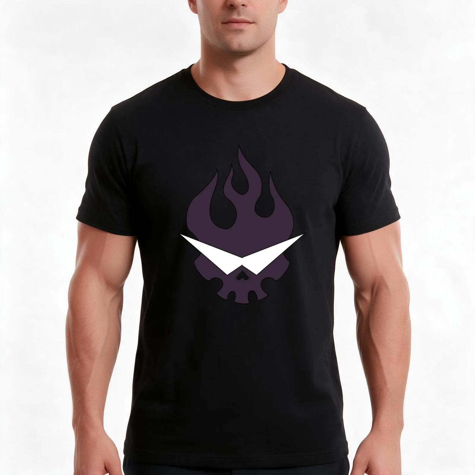 Kamina cape T-Shirt, Summer Casual Cotton Tee, Oversized Streetwear Tops, Vintage Graphic Print, Loose Fit Short Sleeve