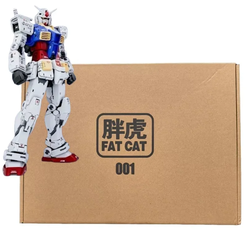 

【IN STOCK】FAT CAT Model RX-78-2 2.0 MG 1/100 Assembly Model Kit Special RG Enlarged Version Action Figure Plastic Model Toy Gift