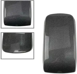LHD Carbon Fiber Center Console Armrest Box Cover Decoration For BMW X3 X4 G01 G02 2018-2023