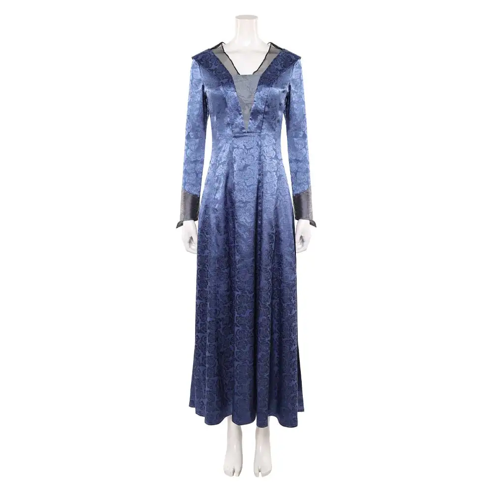Fantasy Helaena Cosplay Blue Dress 2026 TV Dragon Roleplay Costume Women Clothing Dresses Halloween Carnival Outfits Female Suit view 2
