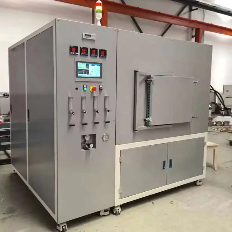 Labor-Muffelofen Hochtemperatur 1200 °C Box-Typ Wasserstoff H2 Inert Gas Atmosphäre Sinterkastenofen