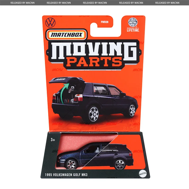 Mattel Matchbox Moving Parts 2024 Mix 6 veicoli FWD28-Q Model Collection Diecast Metal Car Toy Gift