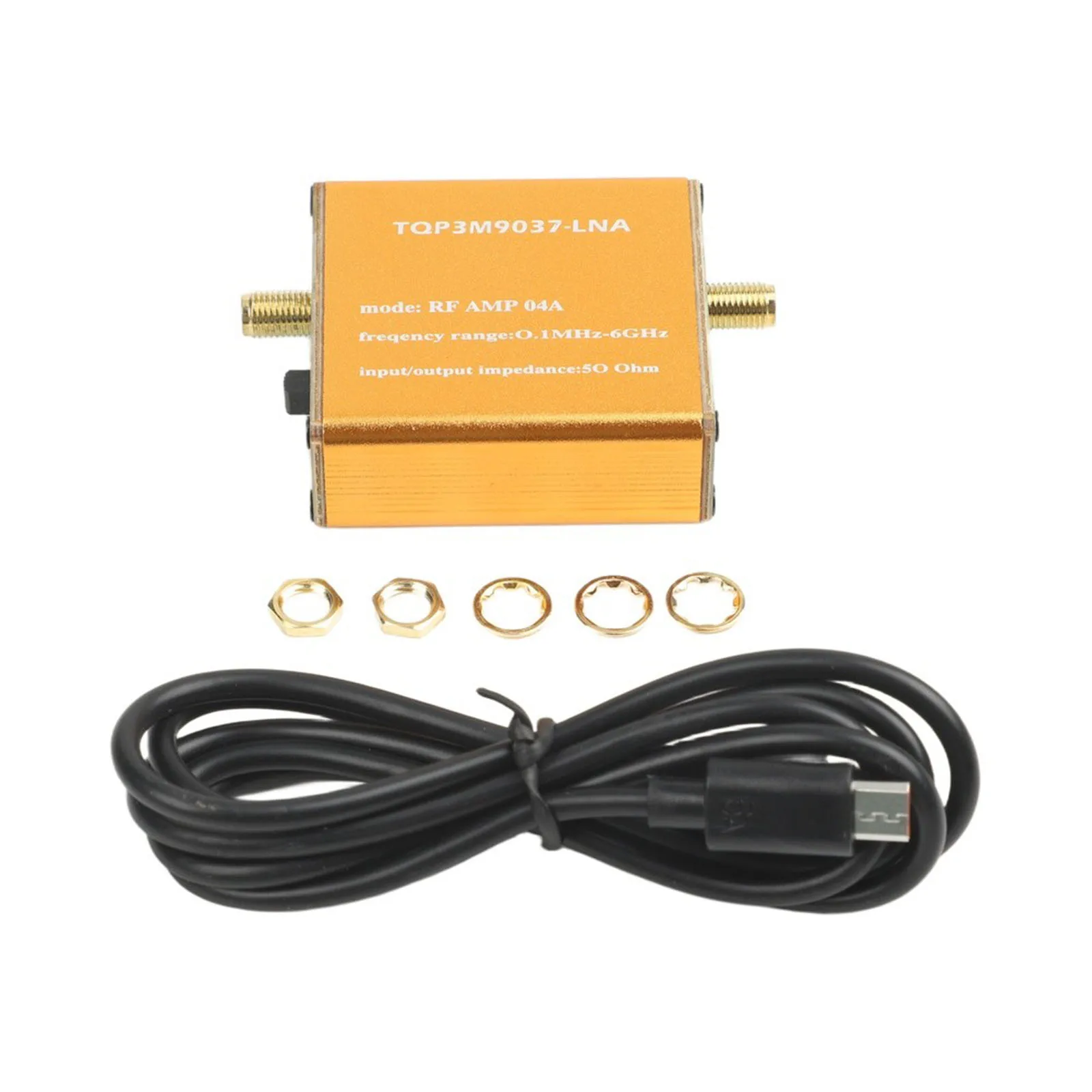 For 100kHz-6GHz Full Band RF Preamplifier For Ultra Low Noise Amp For FM VHF UHF Signal Amplification With For SMA Connector