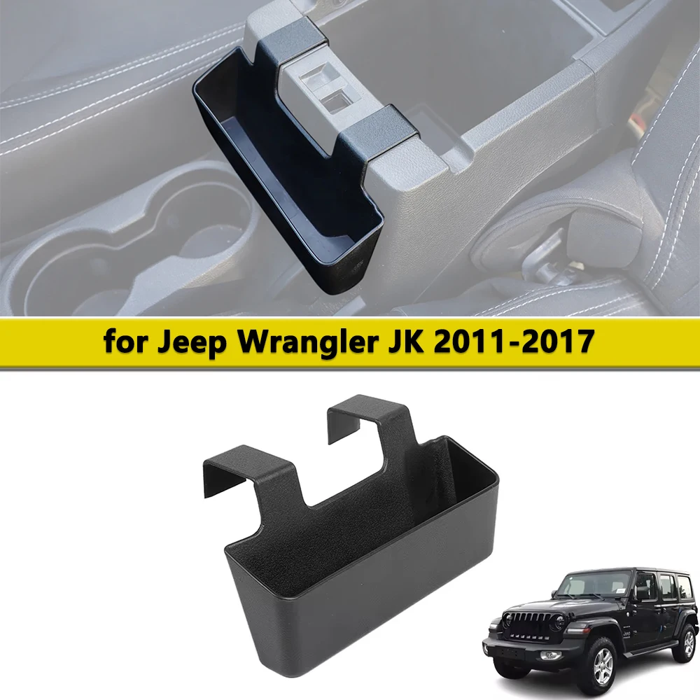 

Center Console Hanging Armrest Storage Box Organizer Tray for Jeep Wrangler JK 2011-2017 Car Interior Accessory Stowing Tidying