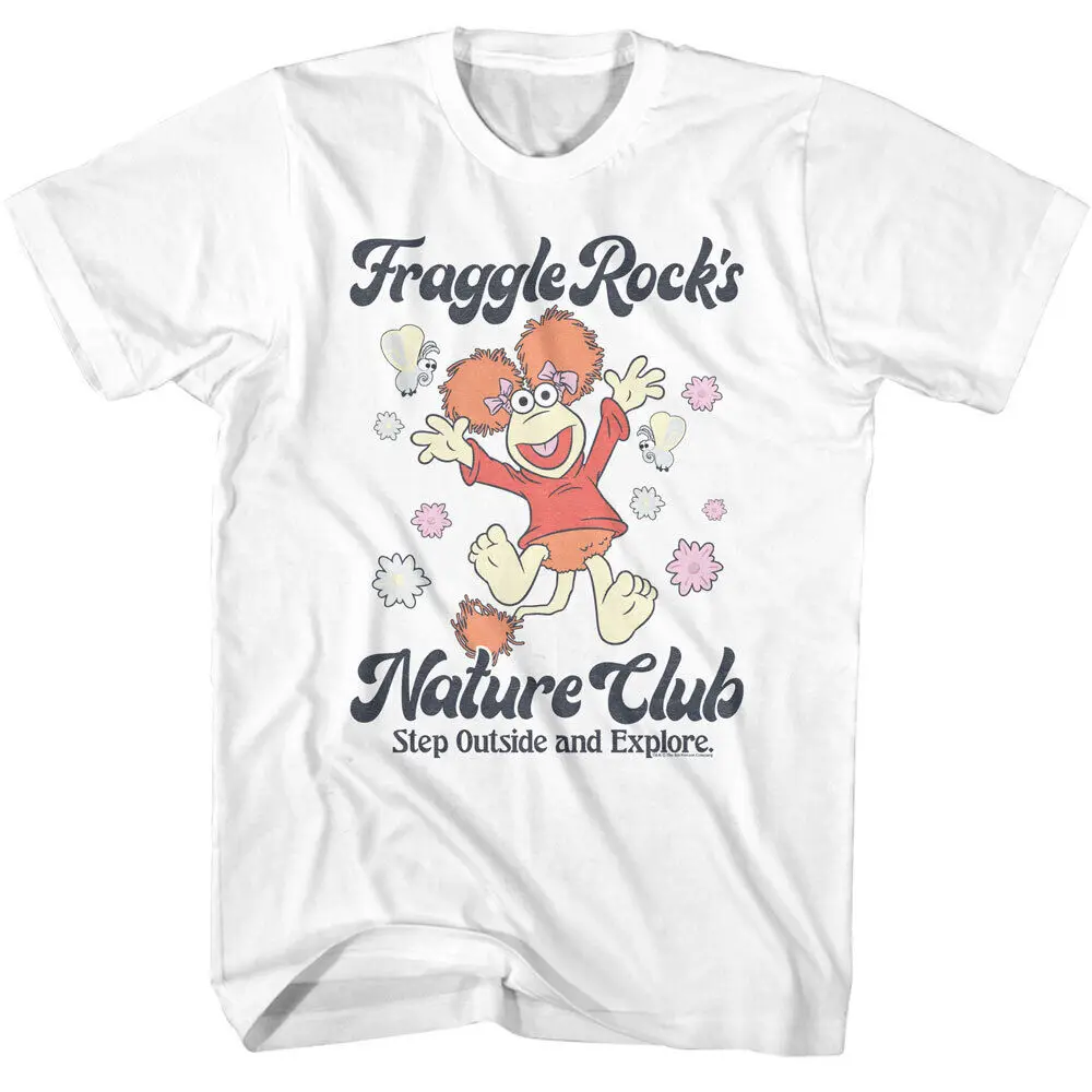 Fraggle Rock Jim Henson Cartoon Nature Club Step Outside Explore Men's T Shirt