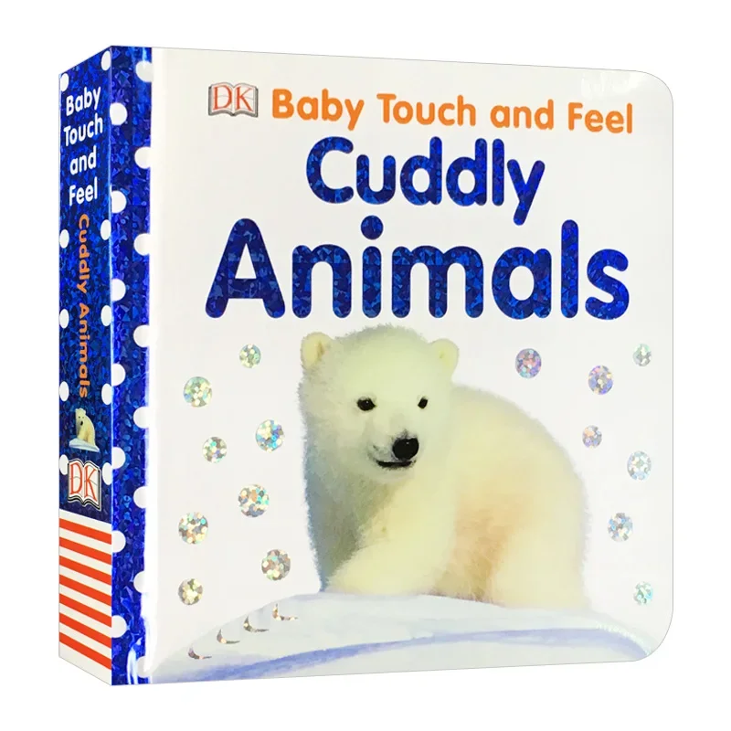 

Baby Touch and Feel Cuddly Animals, детские книги для детей 1 2 3 лет, английская книжка с картинками 9781405367295