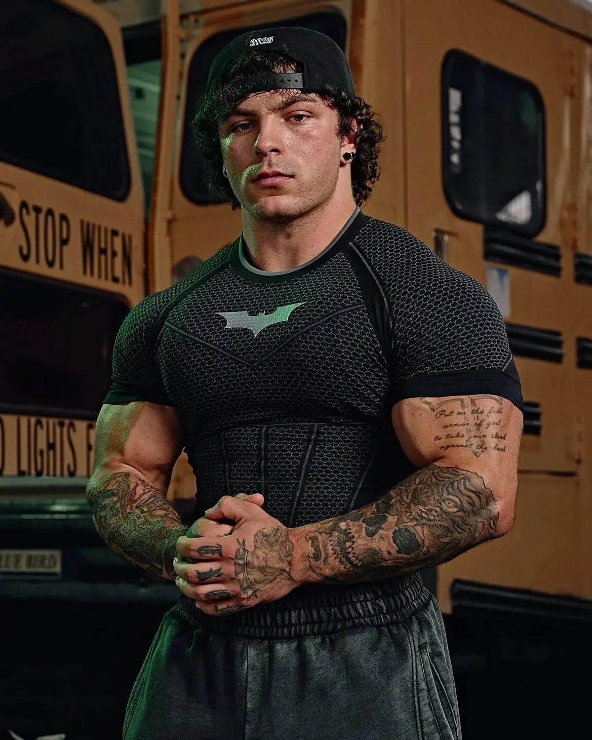 Summer new Men's Tight T-shirt Jogger YA Sports Fitness Ice sensation Tight-fitting Running Training Speed Dry Short sleeves image 5