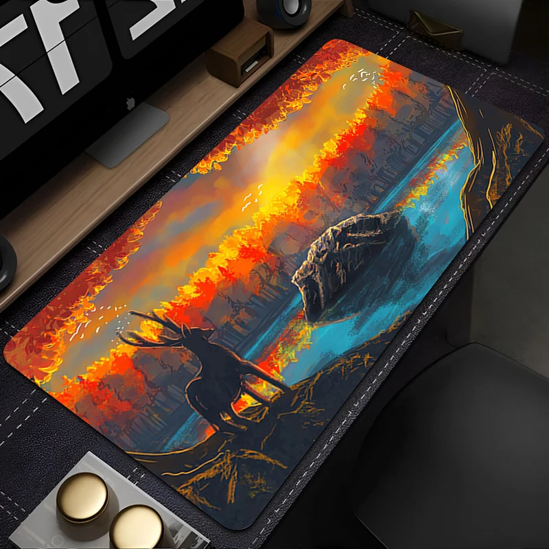 

Pattern Game Mousepad Pad Rubber Mouse Mat Desk Gaming Non Slip Table Mat Gamer Cabinet Mousepad S-stardew Valley Keyboard Pad