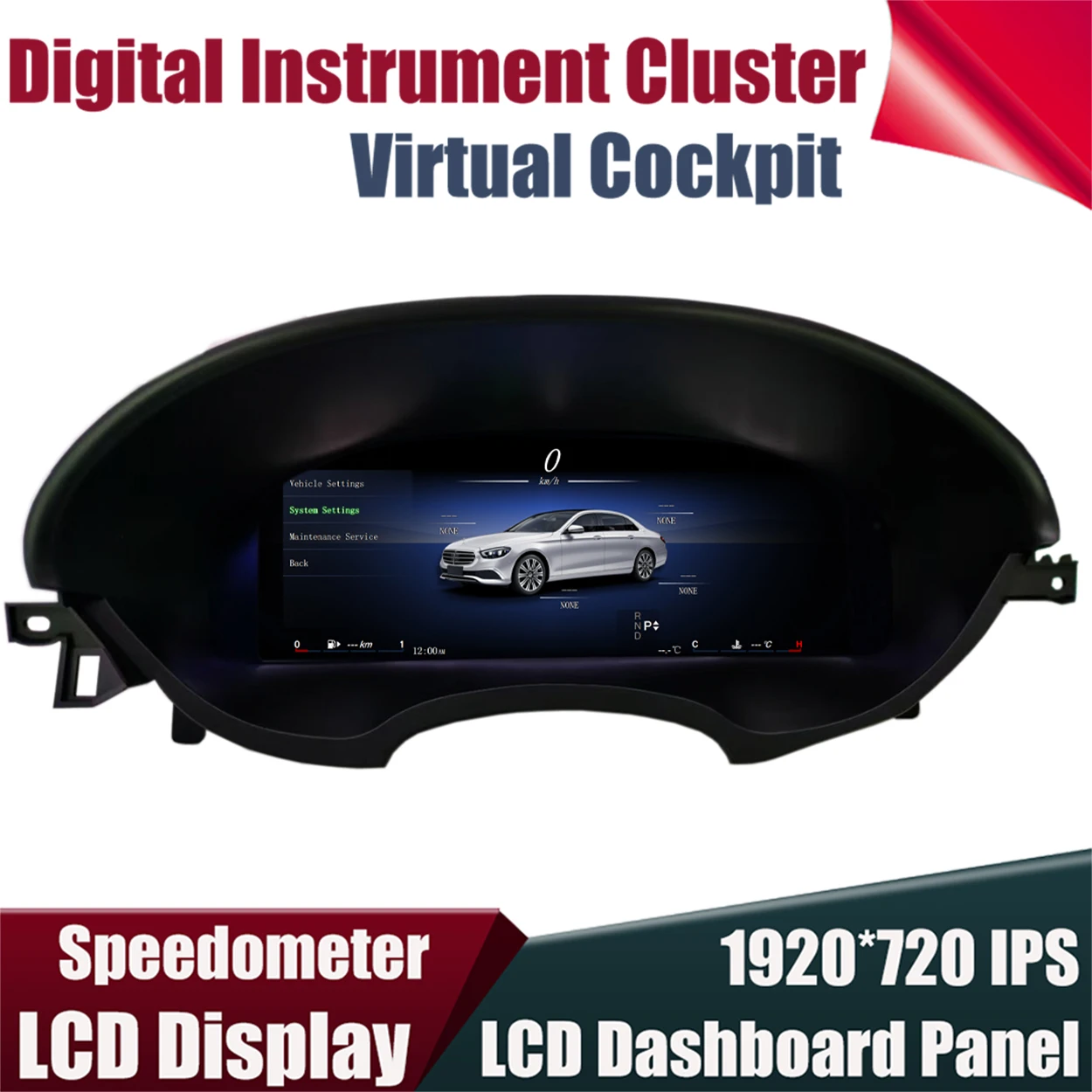 

12,3-дюймовая приборная панель, виртуальный кабин, цифровой спидометр приборной панели для Mercedes Benz CLS NTG4.5 2012-2017, обновление Linux