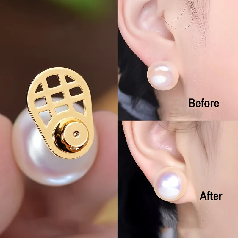 2PC 2026 New Ear Stud Back Holder, Suitable for Drooping Ears, Heavy Earring Ear Stud Back Holder