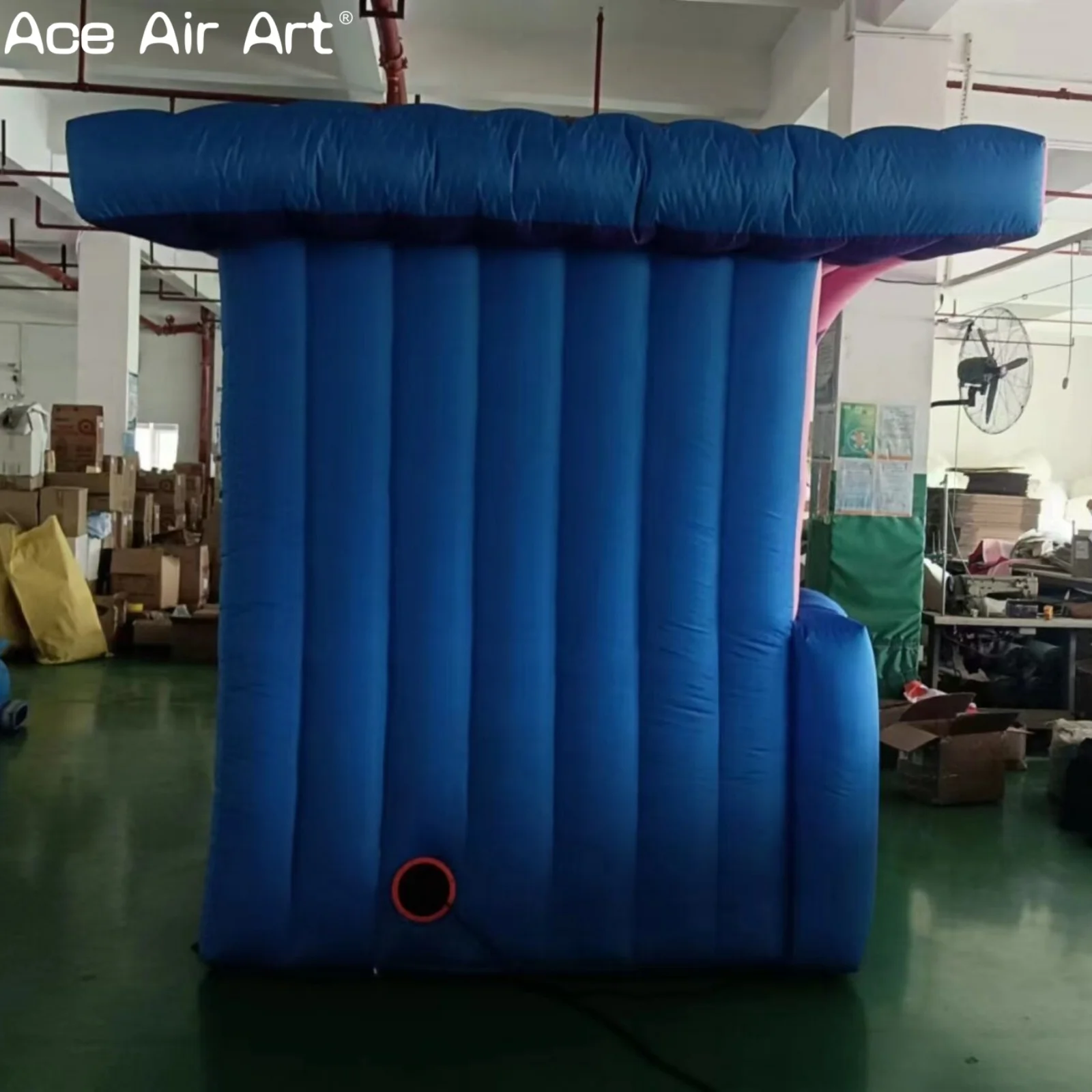 Custom Inflatable Advertising Booth Tent | Pop-Up Candy Stand Style Promotion Kiosk for Outdoor Events & Brand Marketing