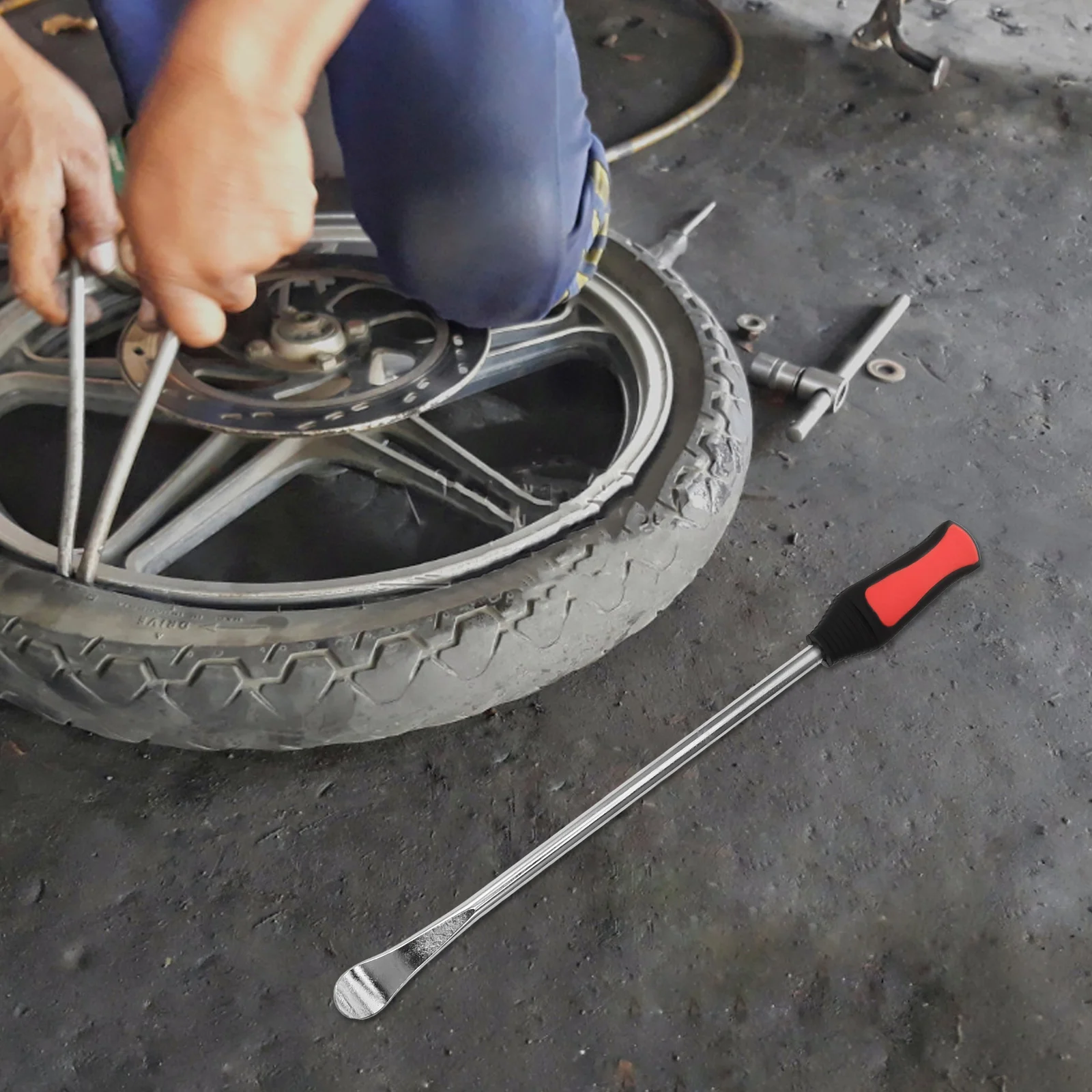 

3 Pcs Motorcycle Tire Lever Tool Set Tire Spoon Heavy Duty Tire Change Supplies and Accessories