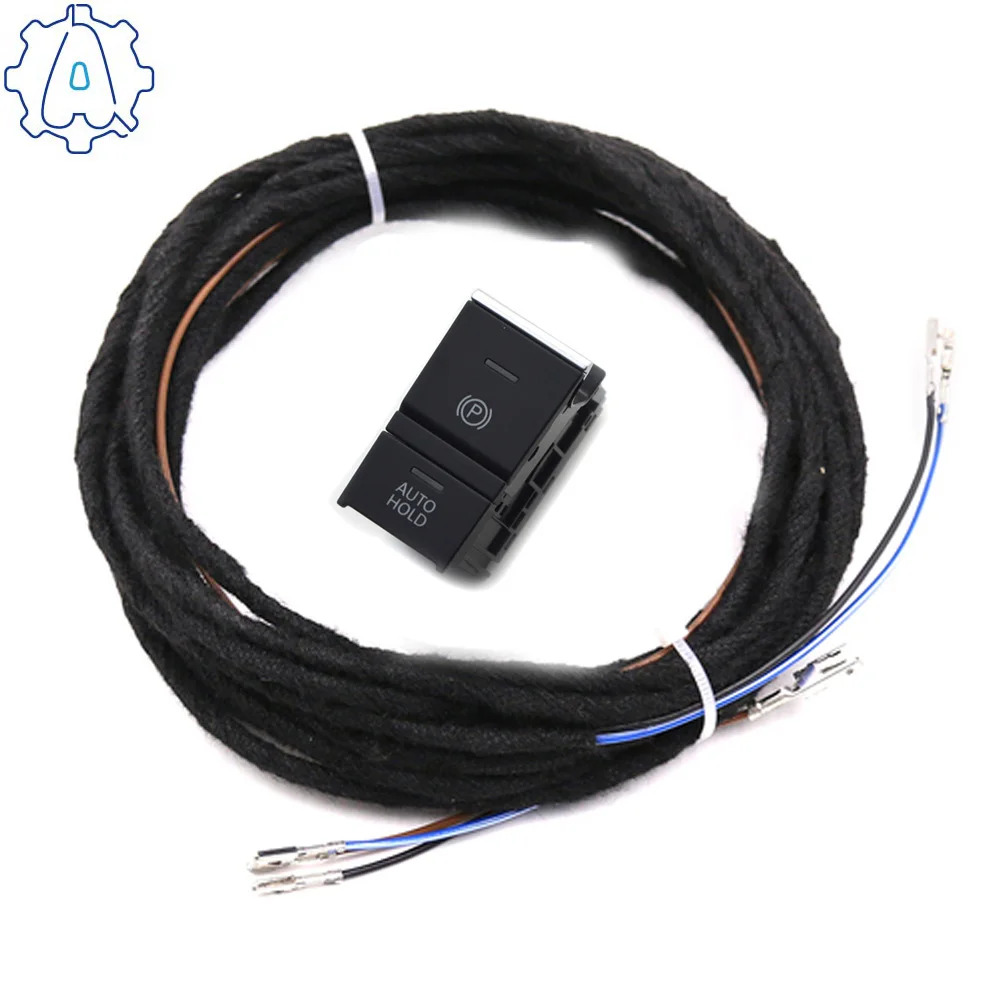 Hill Hold / Auto Hold Schalter und Kabel mit weißer Hintergrundbeleuchtung für VW JETTA MK7 Feststellbremsen-Schalter 17G 927 225 17G927225 – Detail 1