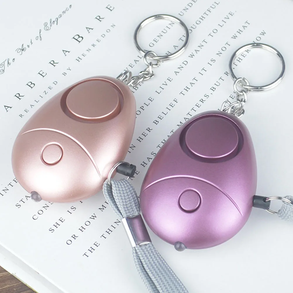 3Pcs Personal Alarm Emergency Personal Security Alarm with LED Flashlight Safety Defense for Women/Night Random Color