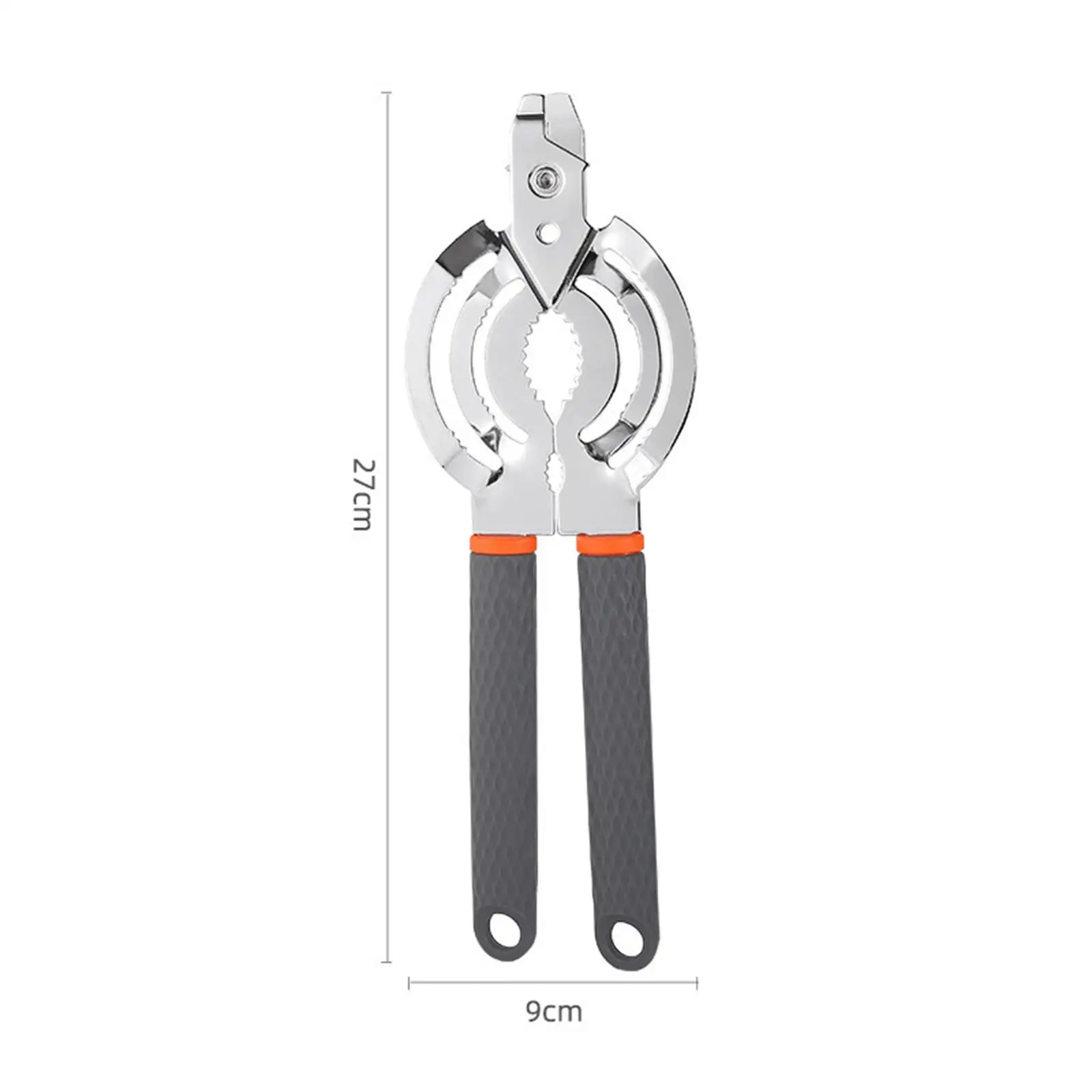Manual Can Opener Remover Multipurpose Bottle Opener Lid Remover for Travel Household Bars Restaurants Camping