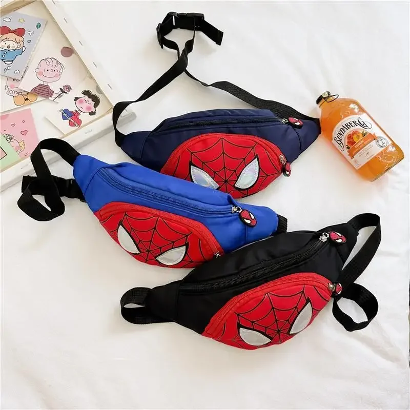 Borsa da petto per bambini Marvel Spiderman Cartoon Avengers Alliance Student Borsa a tracolla personalizzata con tracolla posteriore Borsa da viaggio regalo