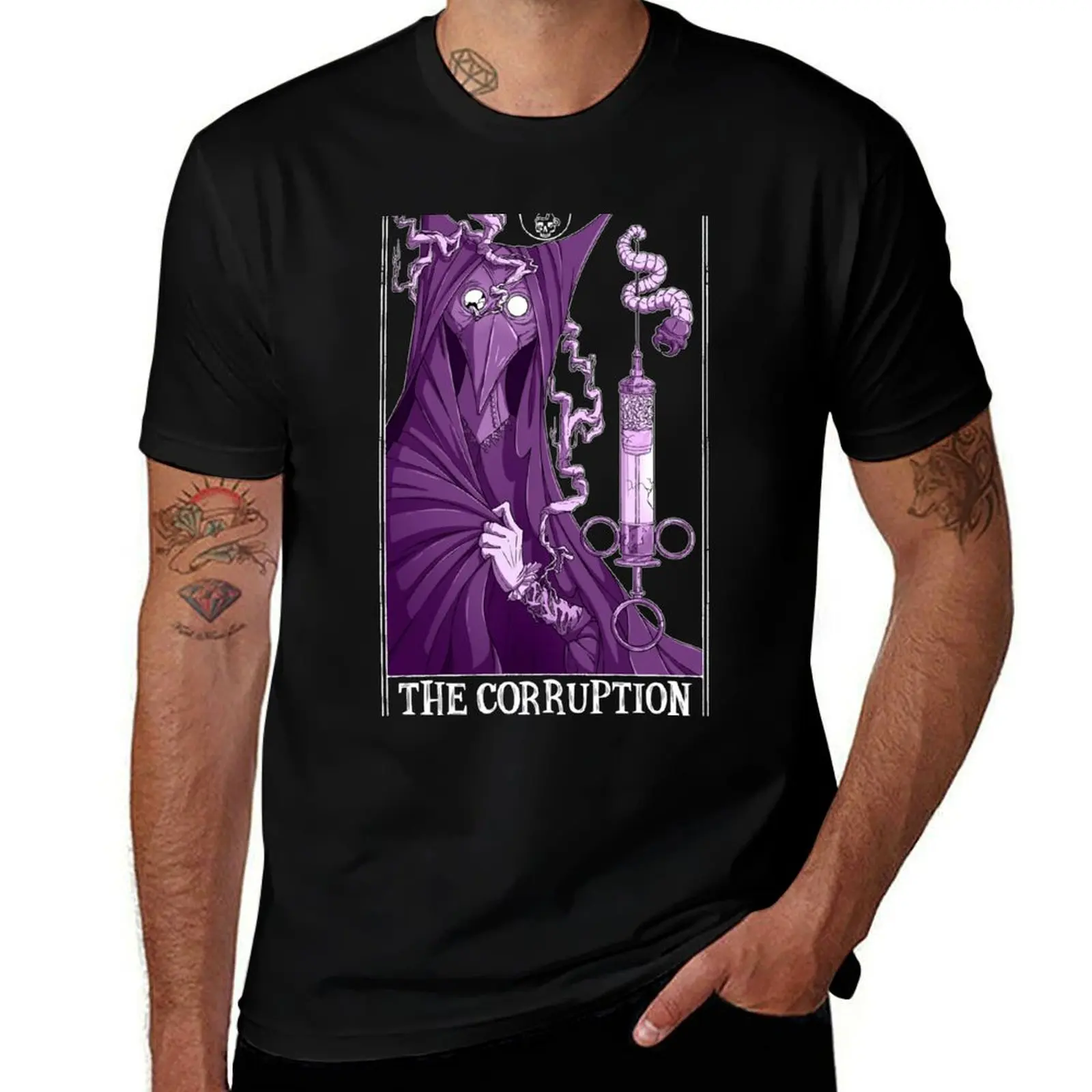 The Corruption Tarotesque - (Dark) T-Shirt street wear man clothes t shirts men