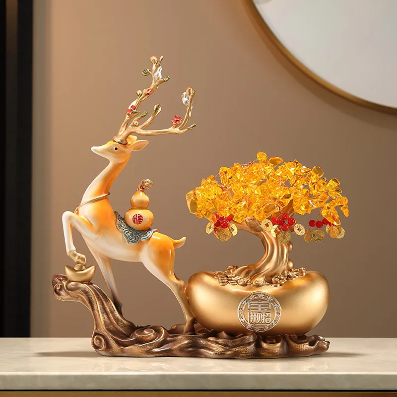 

PYJ lucky money shake money all the way to make a fortune deer entrance living room housewarming new home gift