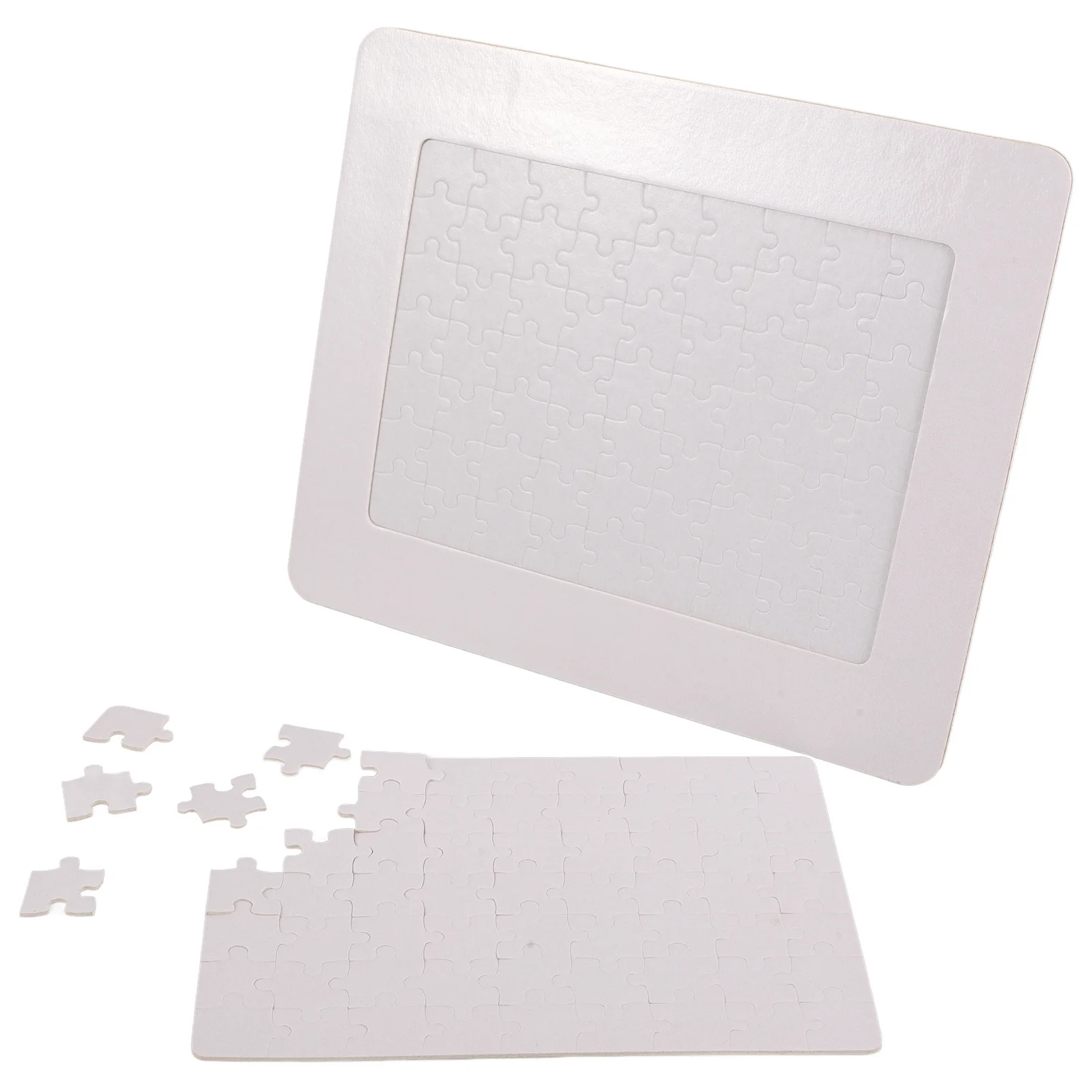 승화용 나무 블랭크 퍼즐 DIY 열전사 인쇄 퍼즐 파티 게임 모임에 완벽