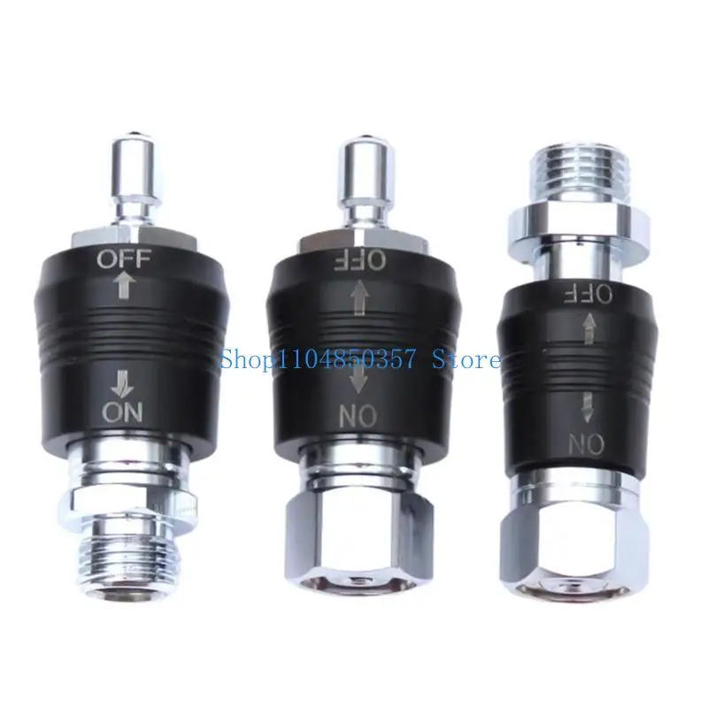 5asd Quick Interfaces Push Valves Connector 9/16 Thread Connector With Switches
