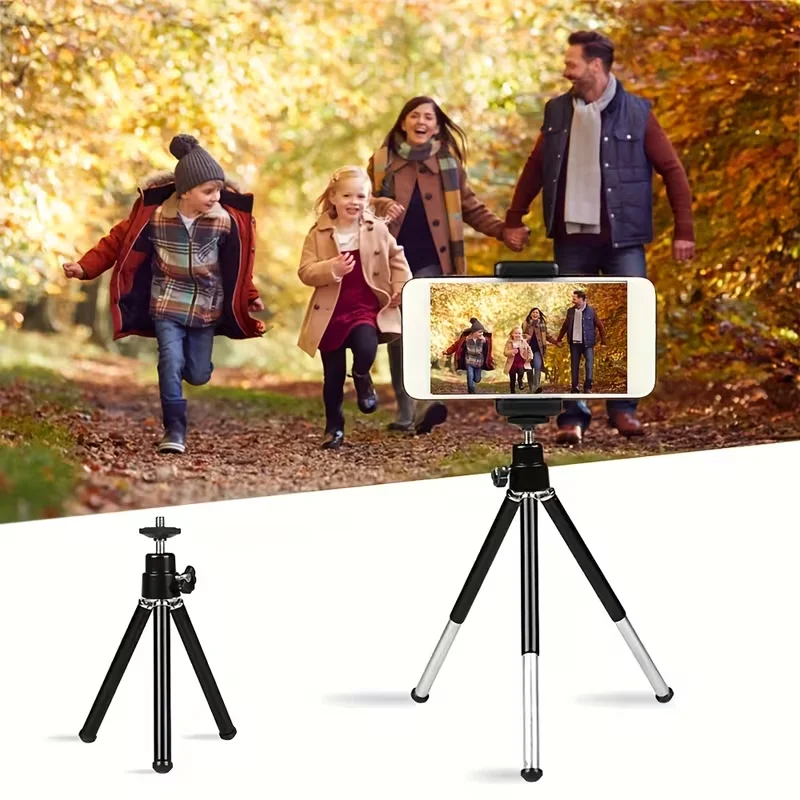 Mini Projector Tripod 360° Rotatable Adjustable Height for HY300 PRO+ HY310 HY320 MINI TP360 Universal Portable Aluminum Alloy - view 2