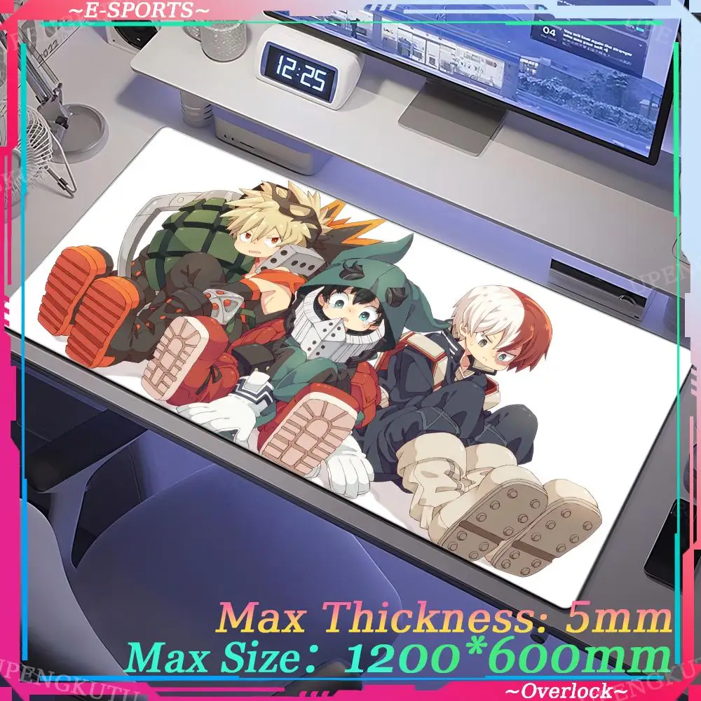 M_my_Hero_Academia Computer gamers Rubber anti-skid pad desktop accessories Oversized Gaming Mouse Desktop protective pad